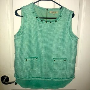 English Rose skull studded top M shirt